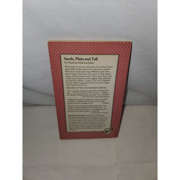 1985 Vintage Sarah Plain And Tall By Patricia Maclachlan Soft Cover - Picture 10 of 11